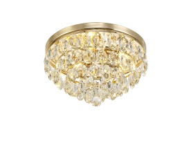 Coniston Crystal Ceiling Lights Diyas Flush Crystal Fittings Coniston Crystal Ceiling Lights Diyas Flush Crystal Fittings